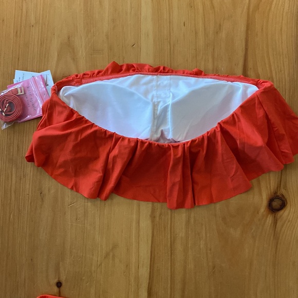 SALE! ♠️NWT: KATE SPADE✨ Ruffle Bandeau Bikini Set - Size Medium - Picture 2 of 15
